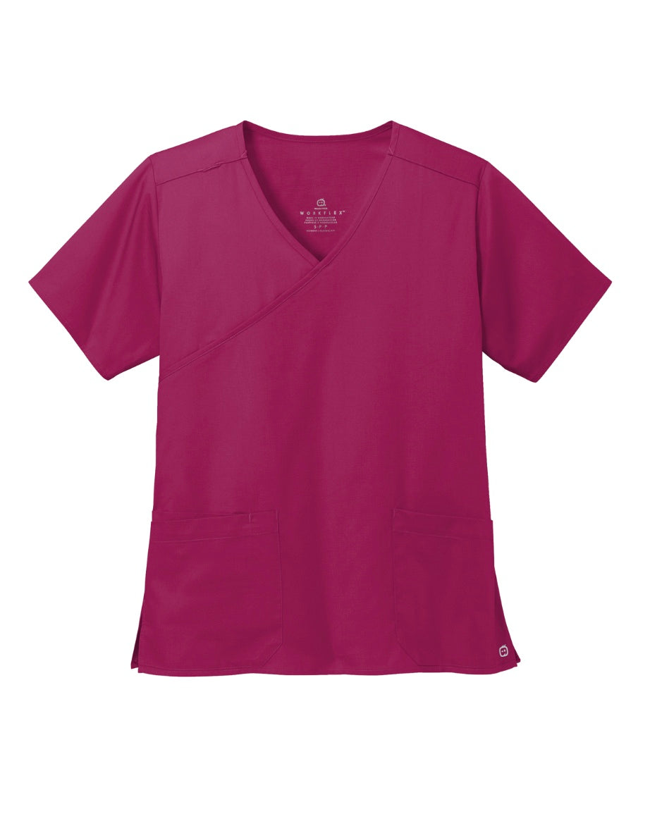 Wink® Women’s WorkFlex™ Mock Wrap Top