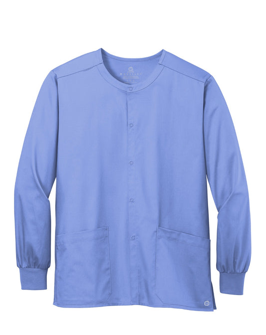 Wink® Unisex WorkFlex Snap-Front Scrub Jacket