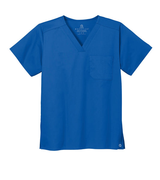 Wink® Unisex WorkFlex Chest Pocket V-Neck Top