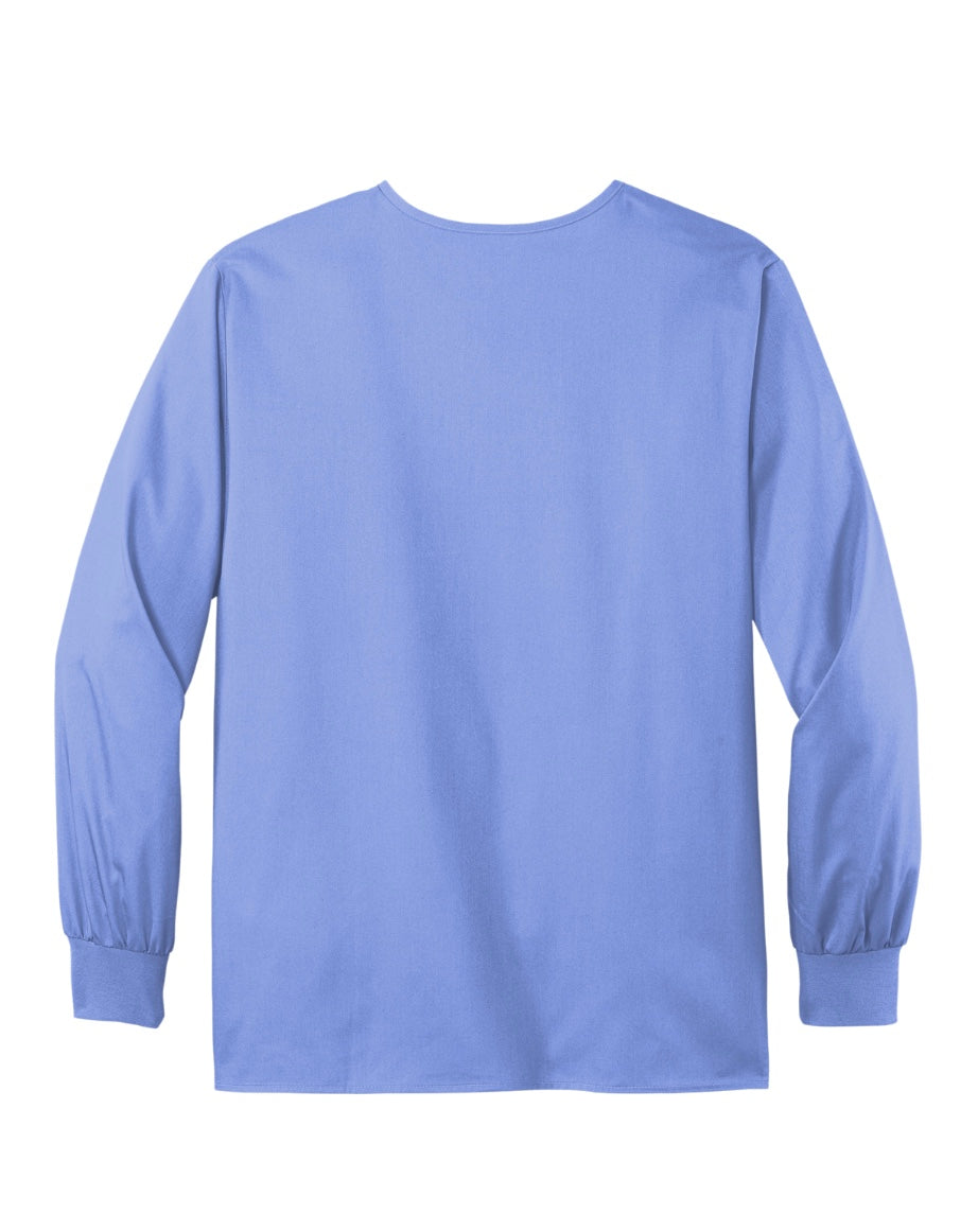 Wink® Unisex WorkFlex Snap-Front Scrub Jacket